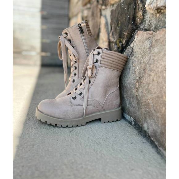 NEW BLOWFISH athena beach waves recycled boot in almond - Picture 2 of 5